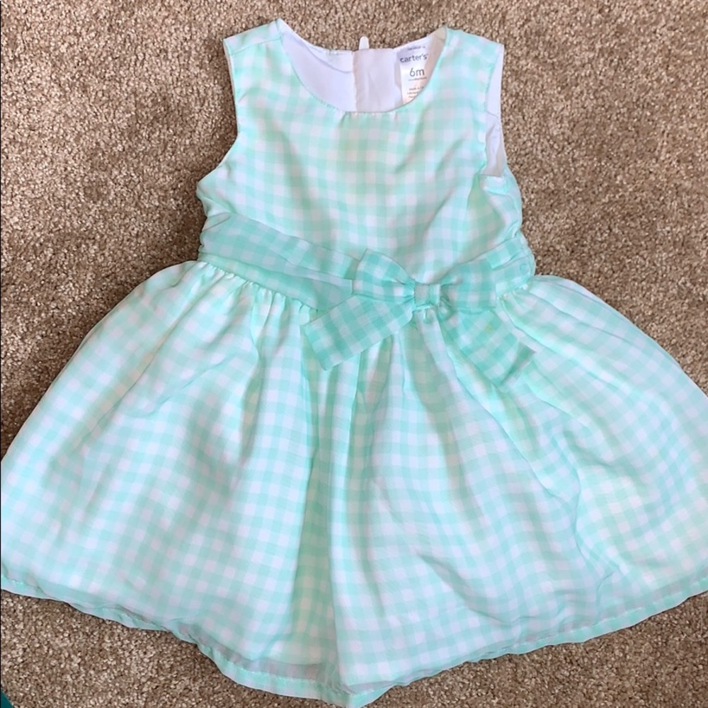 Pastel Plaid baby dress 👶